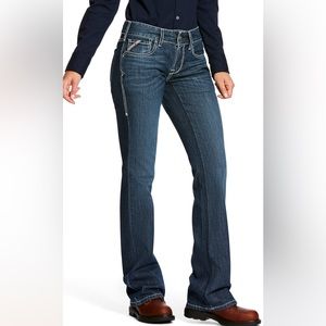 Ariat FR Stretch DuraLight Ella Jean Flame Resistant Mid-Rise Boot Cut 26R NWT